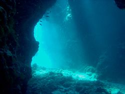 St Johns Caves, Southern Red Sea. Taken in September 2005... by Sarah Iles 